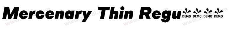 Mercenary Thin Regu字体转换 Mercenary Thin Regu字体转换